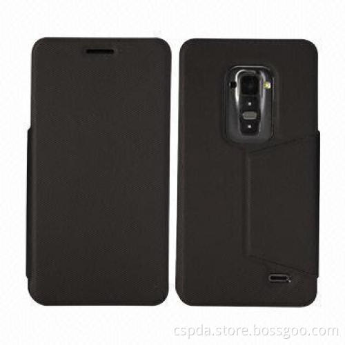 Hot Selling Super Slim Back Standing PU Leather Case for LG Flex